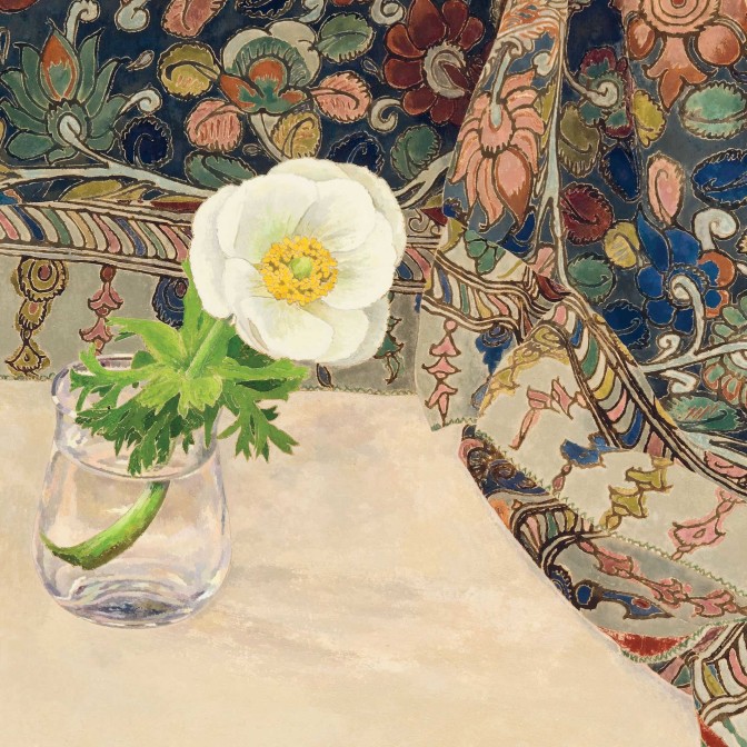 Ranunculus with Indian Cloth (detail)