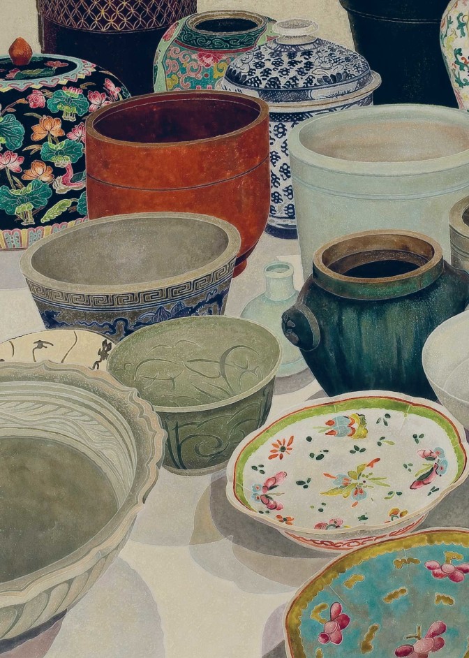 Still Life with Ceramics (detail)